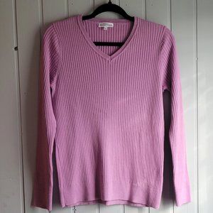 Northern Reflection 100% Cotton Ribbed V-neck